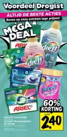 Vomar Voordeelmarkt folder | Weekend Pagina 34: Alle Ariel of Lenor Pods of Dreft Wasverzachter of Vanish €2,40