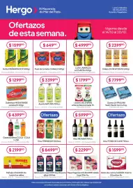 Revista Hergo semana 42 Página 1: Canale puré de tomate €64.990,00, Huggies pañales €2.199,90