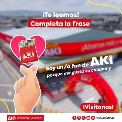 Akí (válido hasta 29-10)
