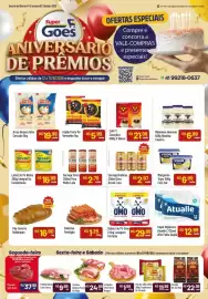 Catálogo Supermercados Goes semana 42 Página 1: Arroz branco sitio cercado €19,99, Cerveja Brahma Zero Alcool €2,97