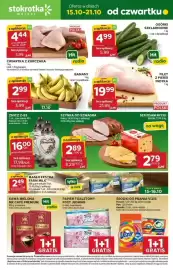 Stokrotka Market gazetka tydzień 42 Strona 1: Banany €2,99, Znicz Z-82 €16,00