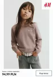 H&M gazetka tydzień 42 Strona 10: Sweter z haftem angielskim H & M €94,99