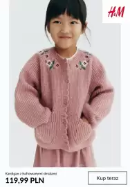 H&M gazetka tydzień 42 Strona 5: Kardigan z haftowanymi detalami H & M €119,99