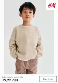 H&M gazetka tydzień 42 Strona 7: Luźny sweter w waflowy splot H & M €79,99