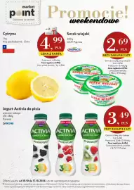 Market Point gazetka Strona 1: Cytryny €4,99, Serek wiejski naturalny Piątnica €2,69