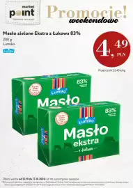 Market Point gazetka Strona 9: Masło zielone ekstra z Łukowa Lumiko 83% €4,49