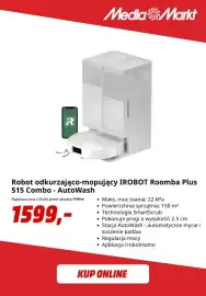 Media Markt gazetka Strona 4: Robot odkurzająco-mopujący iRobot Roomba Plus 515 Combo - AutoWash €1.599,00