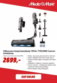 Media Markt gazetka Strona 7: Odkurzacz bezprzewodowy Tefal TY9CD9E0 czarno-miedziany €2.699,00