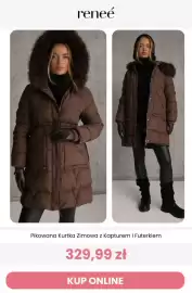 Renee magazyn tydzień 42 Strona 5: Pikowana kurtka zimowa z kapturem i futerkiem Reneé €329,99