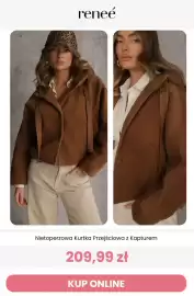 Renee magazyn tydzień 42 Strona 9: Nietoperzowa kurtka przejściowa z kapturem Renee €209,99