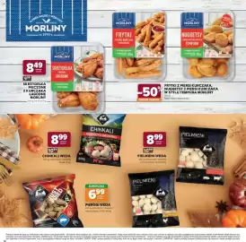 Stokrotka gazetka Strona 10: Chinkali wieprzowo-wołowe Weda €8,99, Pierogi smażone z mięsem wieprzowym Weda €6,99