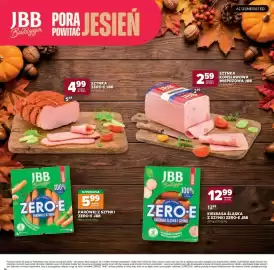 Stokrotka gazetka Strona 14: Parówki z szynki Zero-E JBB €5,99, Kiełbasa śląska z szynki Zero-E JBB €12,99