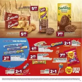 Stokrotka gazetka Strona 18: Herbatniki holenderskie w czekoladzie San €5,69, Lizaki Chupa Chups Best Of 10-pak €7,99