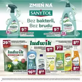 Stokrotka gazetka Strona 29: Płyn dezynfekujący Sanytol €9,75, Płyn uniwersalny mydło marsylskie Ludwik €5,98