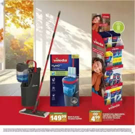 Stokrotka gazetka Strona 34: Ściereczki, rękawice, zmywaki, miotełki do kurzu Vileda €4,99, Mop płaski Vileda H2PRO €149,99