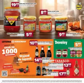 Stokrotka gazetka Strona 4: Musztarda Develey €5,99, Sos sojowy Kikkoman €10,99