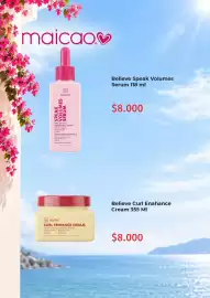 Catálogo Maicao Página 5: Believe Speak Volumes Serum €8.000,00, Believe curl enhance cream €8.000,01