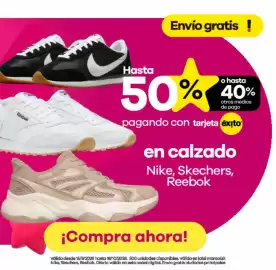 Catálogo Éxito Página 16: Calzado Nike, Skechers, Reebok