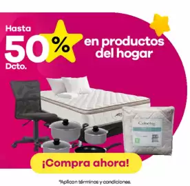 Catálogo Éxito Página 2: Hasta 50% Dcto. en productos del hogar कहल ¡Compra ahora! *Aplican términos y condiciones. K