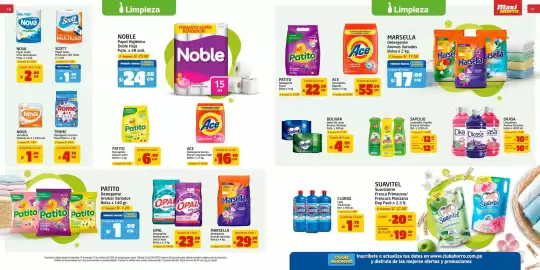 Catálogo MaxiAhorro Página 10: Marsella Detergente Aromas Variados €29,90, Patito Detergente Floral €22,00