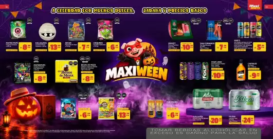 Catálogo MaxiAhorro Página 2: Arcor masticable el chavo €7,90, Caramelo Momia Calabaza €13,80
