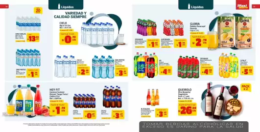 Catálogo MaxiAhorro Página 9: Gloria bebida maracuyá naranja €2,70, Cifrut Citrus Punch/ Fruit Punch €5,00