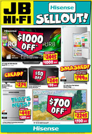 JB Hi-Fi catalogue week 42 Page 8: Hisense 417 Litre Pure Flat Bottom Mount Fridge €799,00