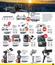 Teds Cameras catalogue Page 19: DJI MIC 2 Dual Wireless Microphone Kit €309,95, DJI Osmo Pocket 4 Creator Combo €959,95