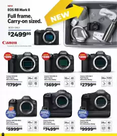 Teds Cameras catalogue Page 2: Canon EOS R3 Full Frame Mirrorless Body €7.499,95
