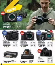 Teds Cameras catalogue Page 4: Canon EOS R5C Cinema Full Frame Mirrorless Camera €3.699,95