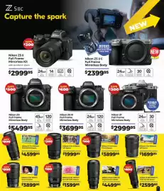 Teds Cameras catalogue Page 7: Nikkor Z 100-400mm F4.5-5.6 VR S Zoom €4.499,95, Nikkor Z180-600mm F5.6-6.3 VR Zoom €2.599,95