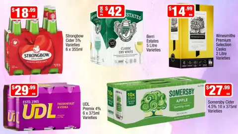 Liquor Stax catalogue Page 15: Berri Estates Classic Dry White Varieties €42,00