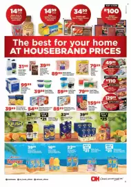 OK Foods catalogue Page 3: Cape Point Frozen Catering Prawn Meat €159,99, Crystal Valley Gouda or Cheddar Cheese €79,99
