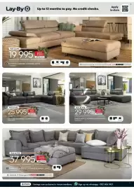 Rochester catalogue Page 3: EVA 4 PIECE CORNER LOUNGE SUITE €25.995,00, LENNOX CORNER LOUNGE SUITE €19.995,00