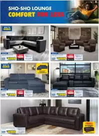 Russells catalogue Page 12: MANDY 4 PIECE LOUNGE SUITE €6.999,00, SKY DAYBED €7.499,00