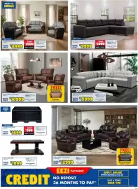 Russells catalogue Page 13: NORTON 3 PIECE LOUNGE SUITE €8.999,00, CELINE 4 PIECE LOUNGE SUITE €10.999,00