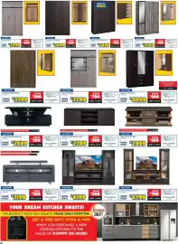 Russells catalogue Page 8: BROOKLYN 3 DOOR ROBE €3.499,00, ANDREA 135CM 3 DOOR ROBE €3.499,00