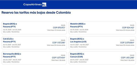 Catálogo Copa Airlines Página 4