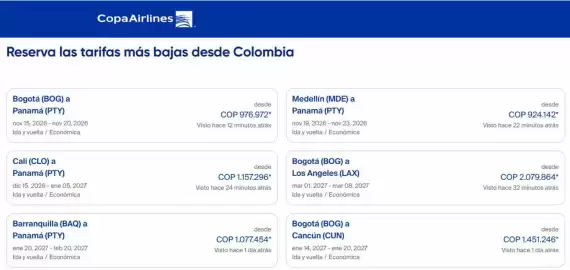 Catálogo Copa Airlines Página 4