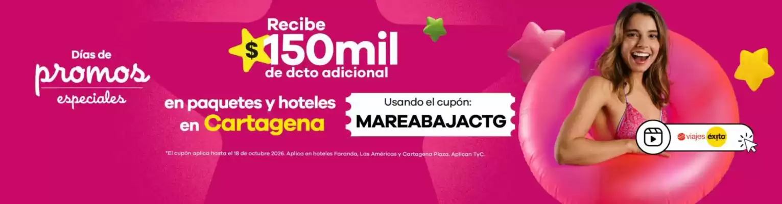Viajes Éxito (válido hasta 20-10)