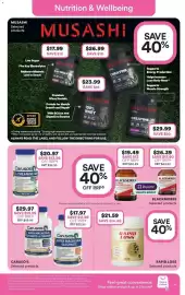 Priceline catalogue Page 29: Rapid Loss Meal Replacement Shake Latte €21,59, Caruso's L-Theanine 400 €20,97