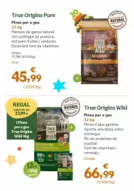 Folleto TiendAnimal Página 16: Origins - wild pinso per agos €66,99, Origins - pinso per a gos €45,99