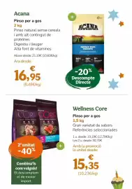 Folleto TiendAnimal Página 17: Wellness - pinso per a gos €19,19, Ara - pinso per a gos €16,95
