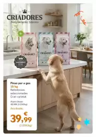 Folleto TiendAnimal Página 4: Criadores - sciampagna €25,00, Criadores - pinso per a gos €39,99