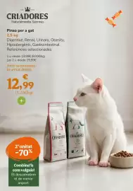 Folleto TiendAnimal Página 48: Criadores - pinso per a gat €12,99