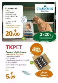 Folleto TiendAnimal Página 5: Ara - bosses higieniques €5,99, Pinso per a gat €1.699,00
