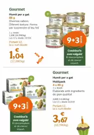 Folleto TiendAnimal Página 53: Gourmet - humit per a gat multipack €3,67, Gourmet - humit per a gat €1,39