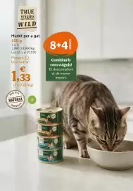 Folleto TiendAnimal Página 54: Humit per a gat €1,33, Origins - humit per a gat €1,99