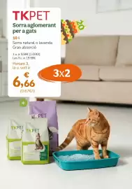 Folleto TiendAnimal Página 6: Sorra aglomerant per a gats €9,99