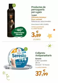 Folleto TiendAnimal Página 63: Elanco - collarets antiparasitaris €37,99, Yes!ph - diferents tamanys gran varietat €3,89